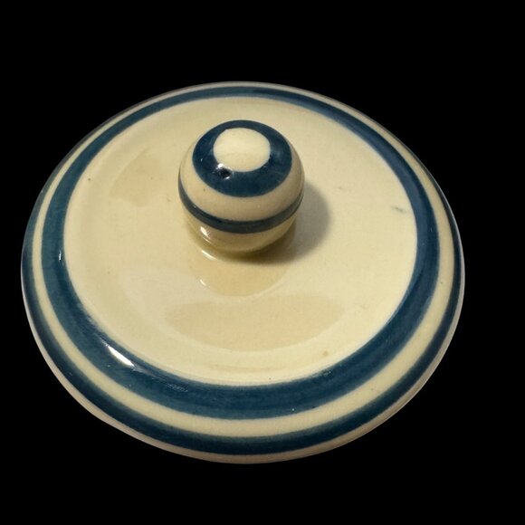 Vintage Oriental Asian Style Ceramic Teapot & Cup Set With Bamboo Handle - Picture 8 of 12